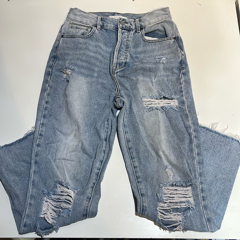 women’s PacSun high rise straight jeans